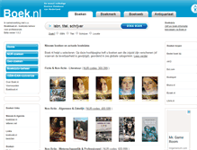 Tablet Screenshot of boek.nl